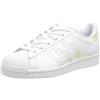 adidas Superstar J, Scarpe da Ginnastica Basse Bambini e ragazzi, Bianco, 35.5 EU