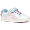 Geox J Skylin Girl A - Scarpe da Ginnastica Bambina, White/Pink,