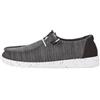 HEYDUDE Women Wendy Sport Mesh Black Casual Moccasin 40 EU