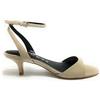 GUESS Sandalo Lerela TC 55 in pelle rosa nude FLJLERLEA03, Sistema Taglie Calzature EU, Adulto, Donna, Numero, Media, 38