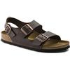 Birkenstock Classic Milano Sandali unisex per adulti con cinturino alla caviglia