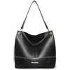 Montana West Borsa a mano da donna, borsa a mano con manico superiore, A-nero, Large, A-Nero, L