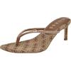 GUESS Sandalo Maya Donna con Tacco, Oro 710., 38 EU