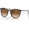 Ray-Ban Occhiali da sole rotondi Rb2204, Havana/Marrone chiaro sfumato, 51MM