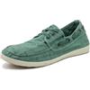 Natural World Eco, Scarpe 303E, da Uomo, 100% Ecologiche | Zapatos nauticos de lona para hombre con suela de caucho