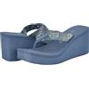 GUESS Demmey, Sandali Donna, Blu Denim 400, 41 EU