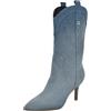 GUESS Stivali Wurlie a metà polpaccio da donna, Denim blu medio 420, 37 EU