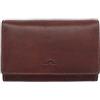 Tony Perotti pieno fiore borsa in pelle con Matinee RFID Protezione 1007_1 Marrone