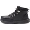 HEYDUDE Bradley Classic Tumbled Uomo, Nero/nero, 41 EU