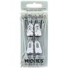 HICKIES 1.0 Lacci per scarpe elastici, misura unica, non si allacciano - Grigio (contiene 14 lacci)