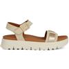 Geox Sandalo da donna D Xand 2.1s A Slide, Sand Lt Gold, 39 EU