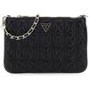GUESS borsetta borsa per utensili Flat Pouch Black nero