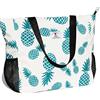 ESVAN - Grande borsa da spiaggia resistente all'acqua, leggera, 50,8 cm, da donna, oversize, borsa tote per palestra, spiaggia, viaggi, piscina, yoga, da infermiera, Ananas, X-Large, Moda