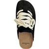DUALSCAPE Sneakers Sabot Boston con Lacci, Plantare Anatomico, Stile Urban, Disponibile dal 35 al 46 (Black, Sistema Taglie Calzature EU, Adulto, Numero (Range), Media, 39, 40)