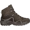 Lowa Zephyr GTX Mid Scarponi da trekking da uomo, Marrone scuro, 44.5 EU