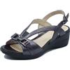 Stonefly 223648 Vanity III Dk Gray Sandali per Donna in Pelle Grigia