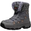 TRAILBLITZ Scarpe Invernali Uomo Scarponcini Stivali da Neve Idrorepellenti Antiscivolo da Esterno Caldi Altezza 18 CM (42.5 Uomo,Grigio)