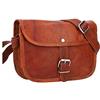 Gusti Leder Gusti Spalla Borsa Women pelle - Mary M in pelle Borsa Stuma a tracolla CrossBody Donne Vintage Brown