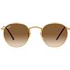 Ray-Ban Occhiali da sole ROUND METAL RB 3447 Oro/Marrone Chiaro Sfumato 50/21/145 Uomo