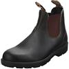 Generic Chelsea Boot da Uomo | Stivali da Uomo Casual E Eleganti | Stivali Comodi da Uomo | Stivali Chelsea da Uomo,Black And Brown,43 EU