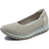 IGI&Co 1149922 T.Recy Cream Ballerine per Donna in Tessuto Zeppa Bassa
