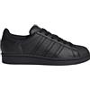 adidas Superstar J, Sneaker Unisex - Bambini e ragazzi, Nucleo Nero Nucleo Nero Nucleo Nero, 39 1/3 EU
