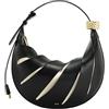 JW PEI Jana Borsa a Spalla con Decorazioni a Rete da Donna - Nero
