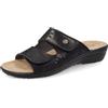 Fly Flot Bellona, Pantofole Donna in Microfibra Elasticizzata, con Strappo Regolabile, Sottopiede Antishock, Sandali, Nero, 39 EU