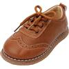 Happy Cherry Scarpe Stringate Basse in Pelle PU Scarpine Bambini Ragazze con Suola Moribida Scarpette Brogue Eleganti