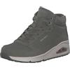 Skechers 177181 OLV Stivali stringati in pelle e sintetico da donna, colore verde