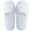 Aura Luxury Collection ® 100 paia di CIABATTE APERTE MONOUSO bianche unisex TAGLIA UNICA con suola antiscivolo per ospiti, hotel, b&b spa centri estetici (Ciabatte aperte)