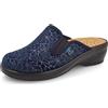 Fly Flot Ciabatta Donna in Morbida Microfibra con Inserto Elastico, Sottopiede in Pelle Estraibile, Suola in Piumatec 5cm
