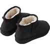 tinbarry Stivaletti da donna stivali invernali mini stivali imbottiti caldi da donna stivali da neve piatti scarpe invernali stivali slip-on stivali da neve per esterni
