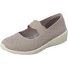 Skechers Stretch Fit 158565 Arya That's Sweet Taupe Ballerine Sportive per Donna in Tessuto