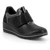 Enval Soft D.Runa ENVAL, Mocassino Donna, Nero Laminato-Nero, 39 EU