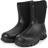 GUGULUZA Stivali di Gomma Uomo Impermeabili Neoprene Scarpe Media Caccia Cortile 43