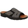 Fly Flot S5436 CE Grigio Ciabatte Uomo Made in Italy Sottopiede Vera Pelle Anti Shock ANATOMICO Zeppa 4 CM