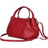 AMBRA Moda borsa a mano di donna, borsa a tracolla, borsa a spalla italiana in vera pelle dollaro GL023