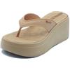 Ipanema 83787 Solaris Fem Beige Brown Infradito con Zeppa Alta per Donna in Gomma Beige (Taglia 40)