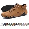 LOVEWLVNCL Stivali Alti in Morbida Pelle Scamosciata Fatti a Mano Italiani, Scarpe Beck da Uomo Impermeabili, Antiscivolo Leggeri Traspiranti Stivali Alti Casual for l'escursionismo Guida