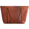 american blue Borsa tote vintage in pelle pieno fiore, borsa a tracolla grande da donna con tasca interna con cerniera, borsa per la spesa fatta a mano, 40,64 lunghezza x 10,16 larghezza x 30,48