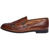 Ciabalù Mocassini Uomo Eleganti Pelle Made in Italy Mocassino Uomo Doppia Fibbia (Cuoio, Sistema Taglie Calzature EU, Adulto, Uomo, Numero, Media, 43)