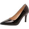 Asterisco Décolleté a Spillo da Donna Tacco Alto Scarpe Appuntito Senza Chiusura Semplici Scarpe da Festa, B71302Nw Nero Numero 41 EU/43Cn