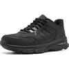 ZIGSAM Scarpe Antinfortunistiche Uomo Sicurezza Antiscivolo Ammortizzanti Resistente alle Forature Leggere Comode Traspiranti Facili da Indossare e da Togliere Easy on & off(42, Nero)