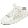 JIAJIA 8832A Scarpe da Sposa Scarpe da Ginnastica Appartamenti Sposa Tennis Scarpe Pizzo Scarpe da Ginnastica Colore Avorio, Taglia 39 EU