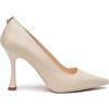 Nero Giardini E512242DE Décolleté Donna in Pelle - Ivory 39 EU