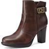 QUEEN HELENA Tronchetti con Tacco Alto Stivaletti Donna X33-105 (Marrone, Taglia unica, Sistema Taglie Calzature EU, Adulto, Donna, Numero, Media, 40)