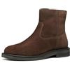 Geox D Serilda, Stivale alla Caviglia Donna, Marrone Scuro, 40 EU