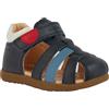 Geox B Sandal Macchia Boy, Bimbo 0-24, Blu Navy, 18 EU