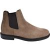 Malu Shoes Beatles Uomo Stivaletto Elastico Chelsea Vera Pelle camoscio Beige Fondo Gomma Made in Italy Handmade (42 EU)